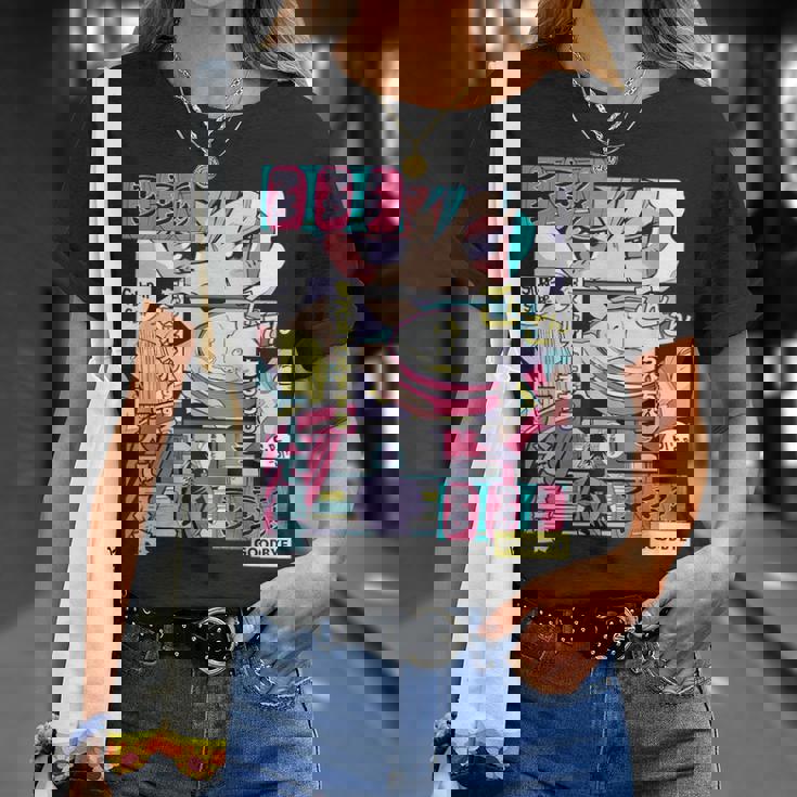 ラーメン屋日本のアニメ・マンガ・コミックパネルaporwave Tシャツ 彼女への贈り物