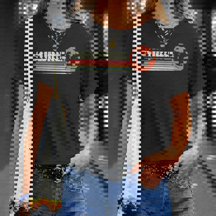 リス ヴィンテージ キッズ メンズ レディース レトロ シマリス Tシャツ 彼女への贈り物