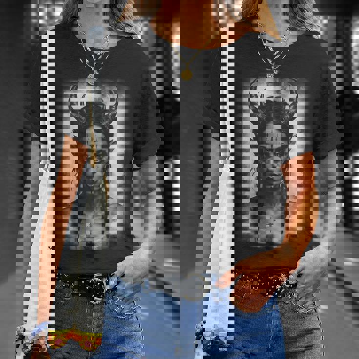 リリス ゴシック サンタ ムエルテ 神々 ダーク神話 Tシャツ 彼女への贈り物