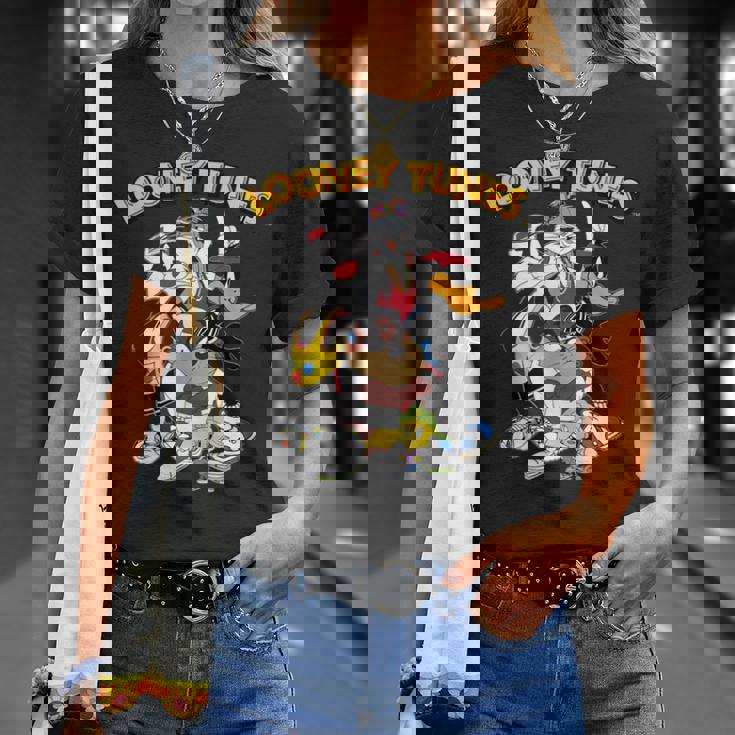 ルーニー・テューンズ シルベスター タズ ダフィー 虫 Tシャツ 彼女への贈り物