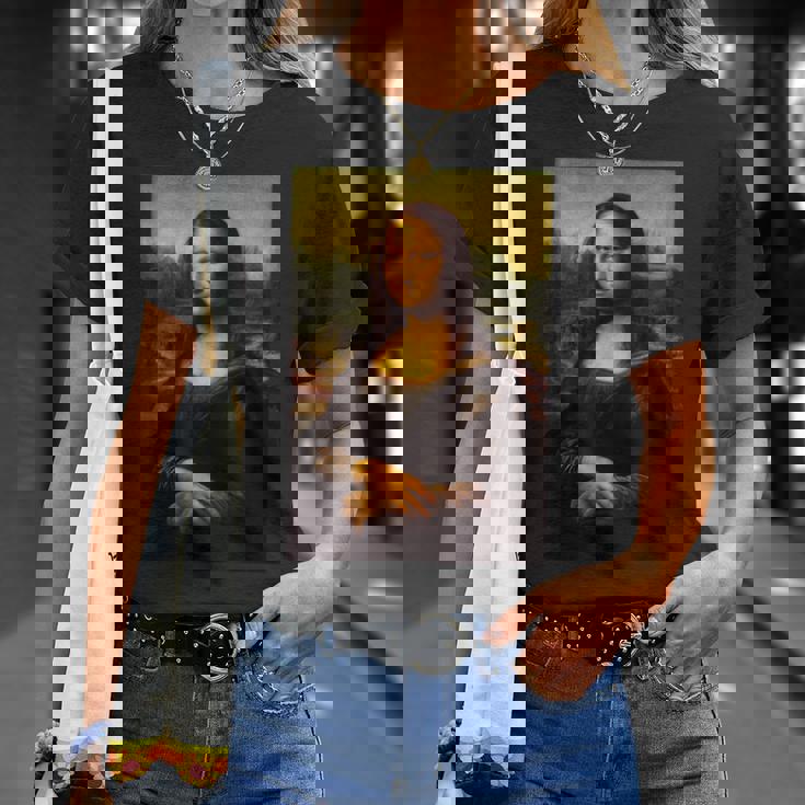 レオナルド・ダ・ヴィンチによるモナ・リザジョコンダ-モナリザ1519 Tシャツ 彼女への贈り物