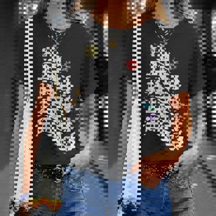 レトロ Groovy Im Jenda Doing Jenda Things おもしろ 母の日 Tシャツ 彼女への贈り物