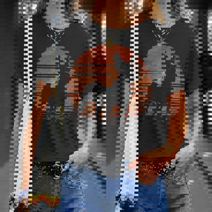 レトロ デザイン フレンチ ブルドッグ Tシャツ 彼女への贈り物