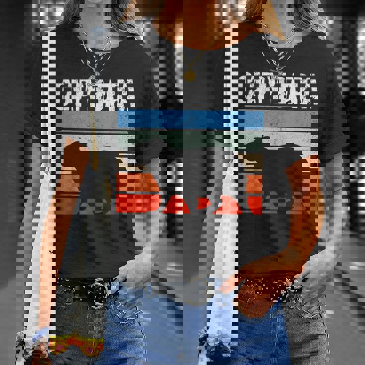 レトロ ビンテージ カピバラ かわいい 動物 Tシャツ 彼女への贈り物