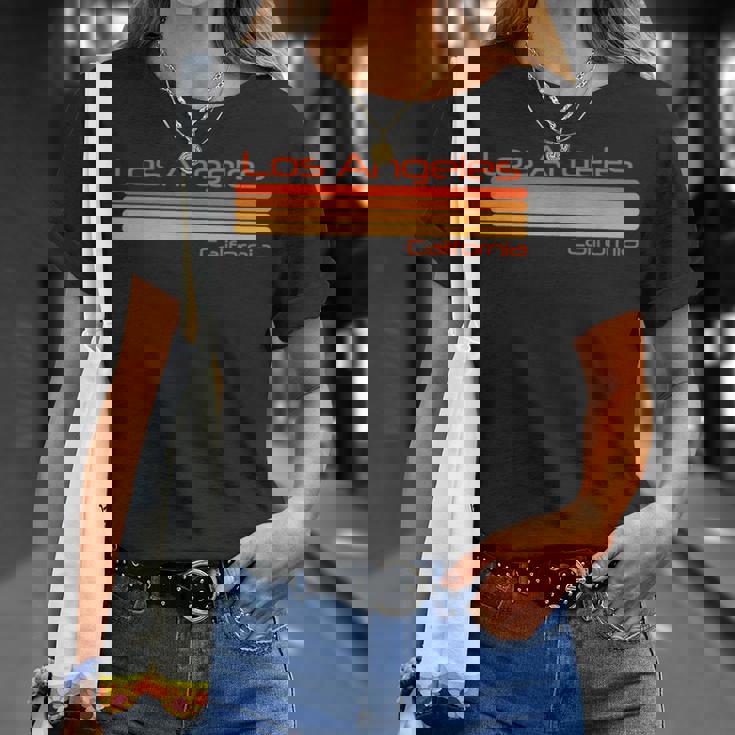 レトロ ロサンゼルス カリフォルニア Tシャツ 彼女への贈り物