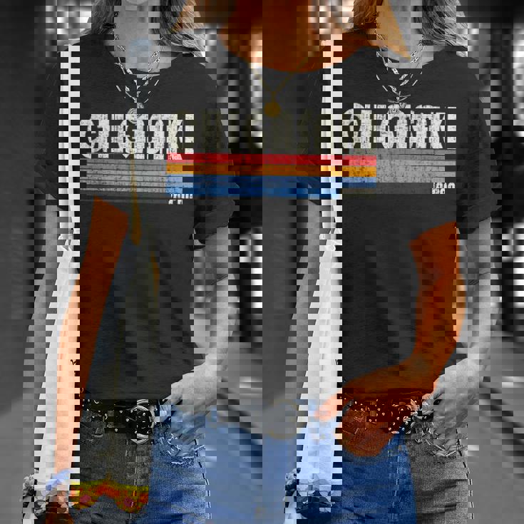 レトロ ヴィンテージ 70年代 80年代風 茅ヶ崎 日本 Tシャツ 彼女への贈り物