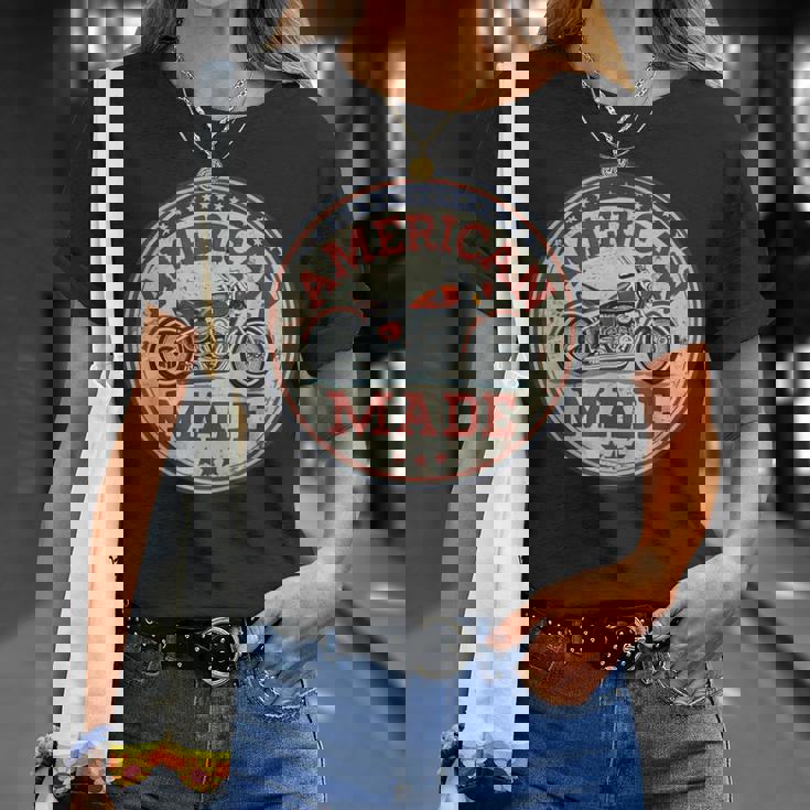 レトロ ヴィンテージ アメリカ製 モーターオイル 車 バイク ガレージ Tシャツ 彼女への贈り物