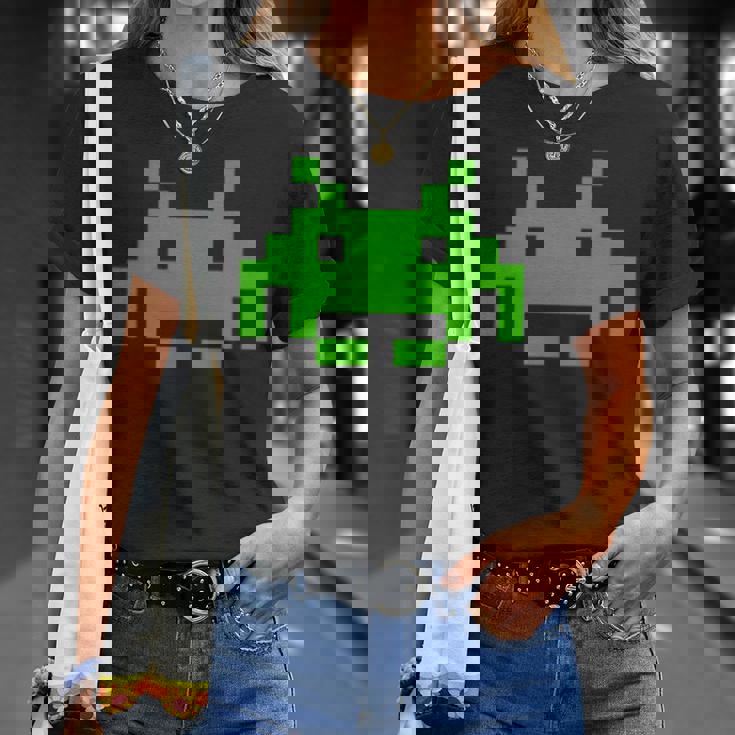 レトロインベーダー Tシャツ 彼女への贈り物