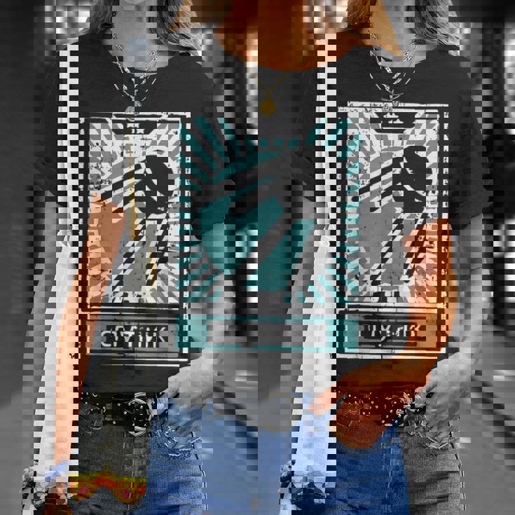 レトロソビエトプロパガンダスプートニクソ連ロシア語 Tシャツ 彼女への贈り物