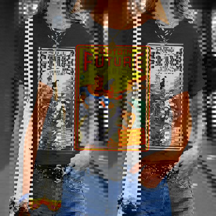 レトロヴィンテージキャプテンフューチャーコミックマガジン Tシャツ 彼女への贈り物