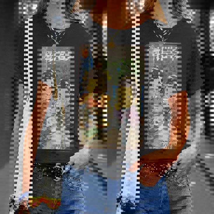 レトロ風和風デザイン Tシャツ 彼女への贈り物