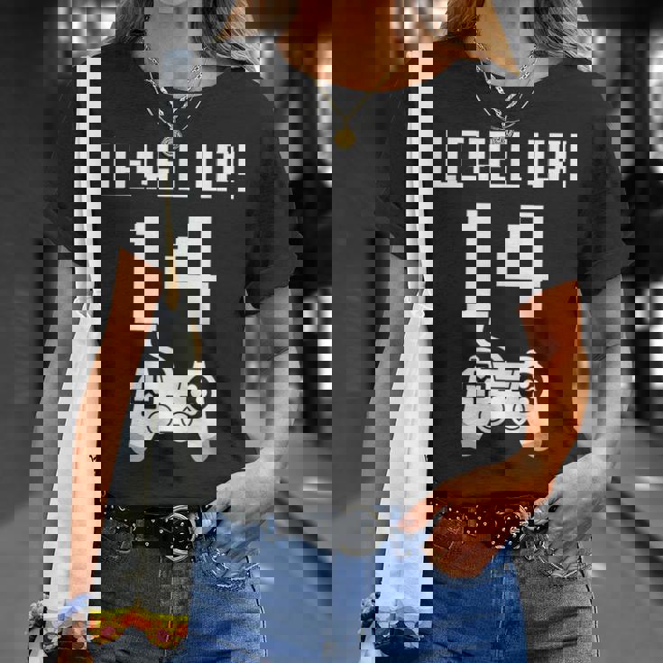 レベルアップ 14歳 誕生日プレゼント 男の子 女の子 Tシャツ 彼女への贈り物