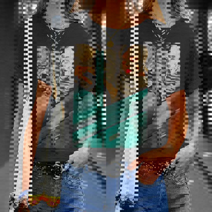 レンピカセルフポートレートの絵画autoportrait タマラ・ド・レンピッカ Tシャツ 彼女への贈り物