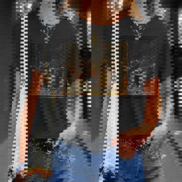 レンブラント、ナイトウォッチ Tシャツ 彼女への贈り物