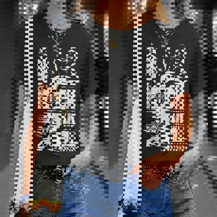 ロカビリー 50年代 ロックンロール ダンスパーティー ソック ホップ ミュージック 60年代 Tシャツ 彼女への贈り物