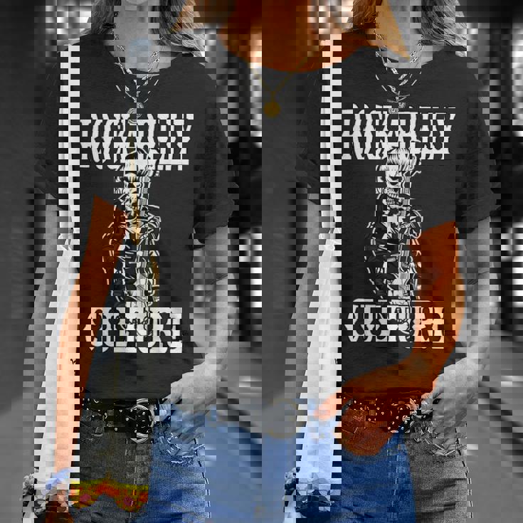 ロカビリー カルチャー ロック スカル タトゥー ピンナップ ロカビリー Tシャツ 彼女への贈り物