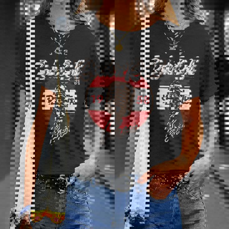 ロックンロール ソックス ホップ ダンス レトロ 1950年代 パーティー ヴィンテージ レトロ Tシャツ 彼女への贈り物