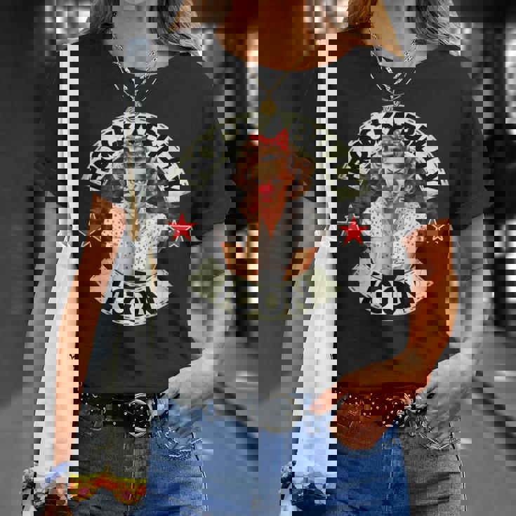ロックンロール ロカビリー 40年代と50年代 ピンナップガール Tシャツ 彼女への贈り物