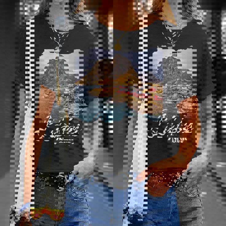 ロフォーテン諸島ノルウェーお土産ロフォーテン 長袖tシャツ Tシャツ 彼女への贈り物