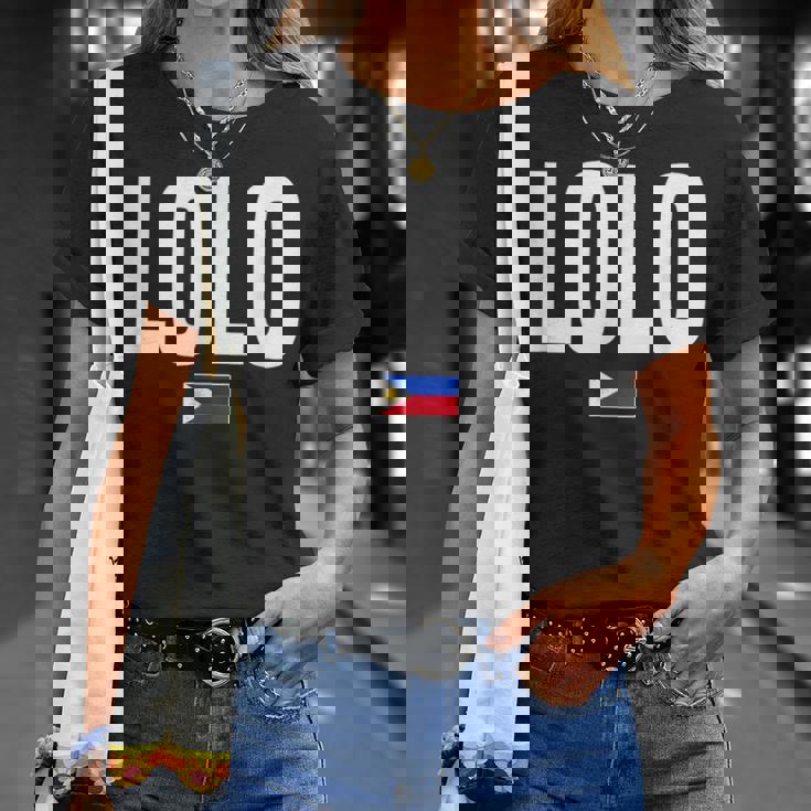 ロロ おじいちゃん おじいちゃん フィリピン ピノイ フィリピン人 Tシャツ 彼女への贈り物