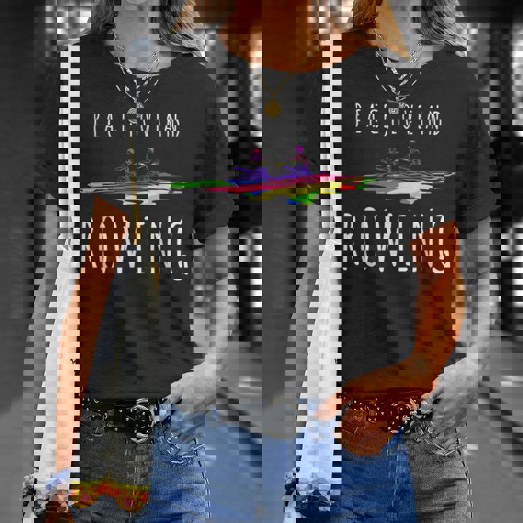 ローイング カヌー ローイング スポーツ カヤック ローイング Tシャツ 彼女への贈り物