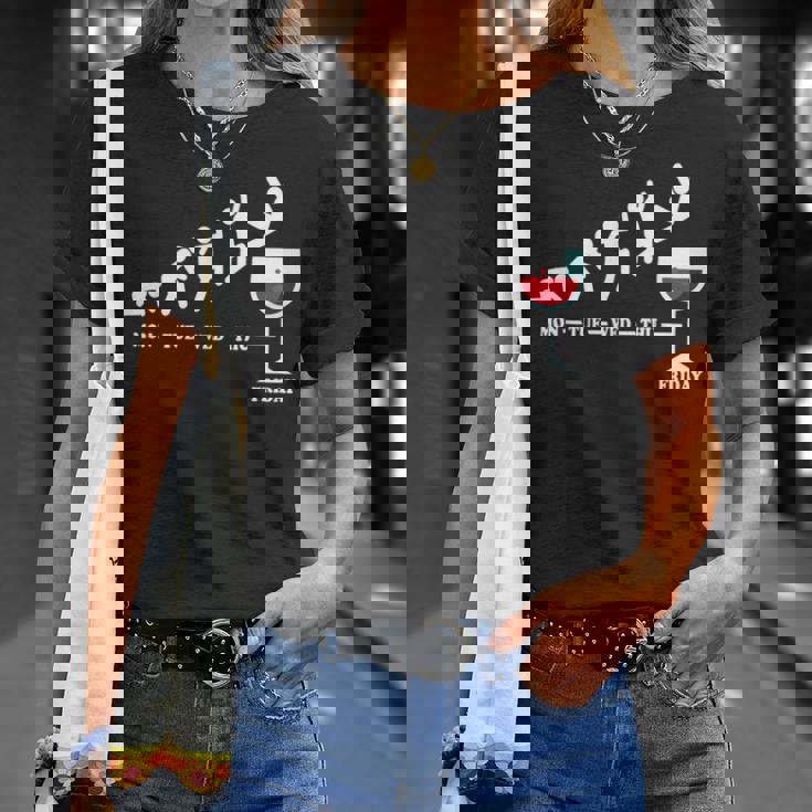 ワインフライデー ワインウィーク ウィークエンド ワイン好き Tシャツ 彼女への贈り物