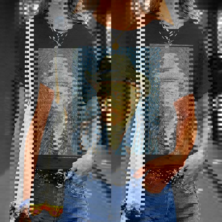 ヴァンゴッホ自画像＃3芸術家のための芸術 Tシャツ 彼女への贈り物