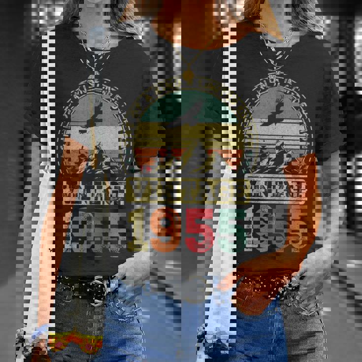 ヴィンテージ 1955 ギフト 男性 女性 長寿祝い 1955年生まれ 還暦祝い ユニークな誕生日プレゼント Tシャツ 彼女への贈り物