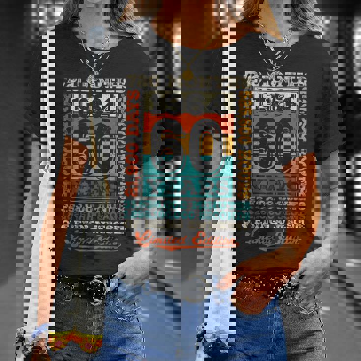 ヴィンテージ 1964 ギフト 男性 女性 長寿祝い 1964年生まれ 還暦祝い ユニークな誕生日プレゼント Tシャツ 彼女への贈り物