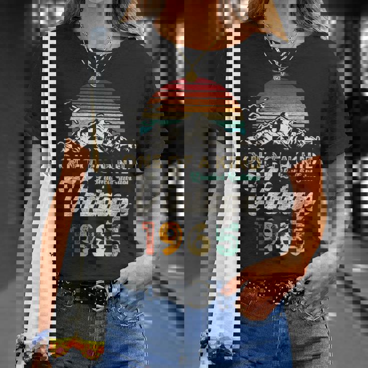 ヴィンテージ 1965 誕生日 60年 マウンテン レトロ Tシャツ 彼女への贈り物