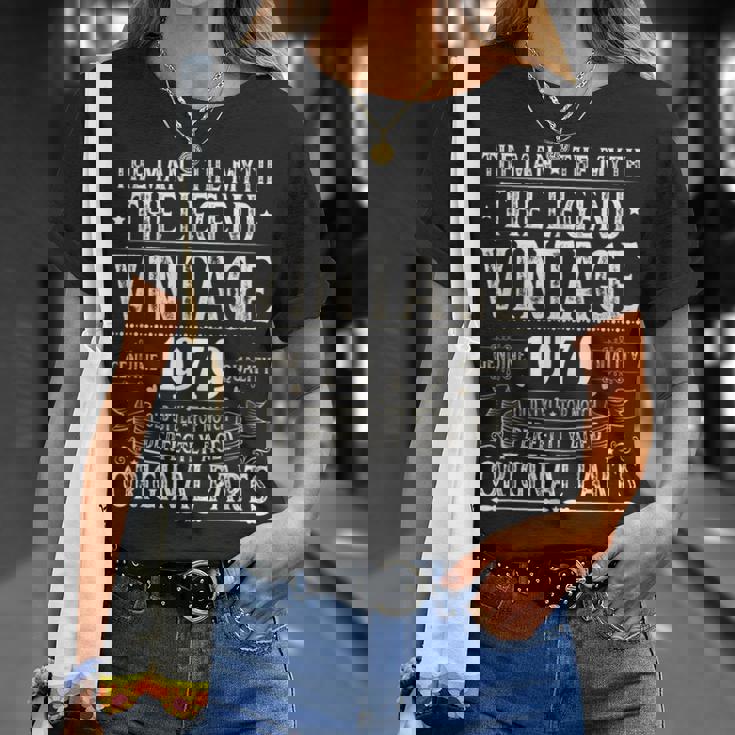 ヴィンテージ 1979 メンズ 限定版 Bday 1979 誕生日 Tシャツ 彼女への贈り物