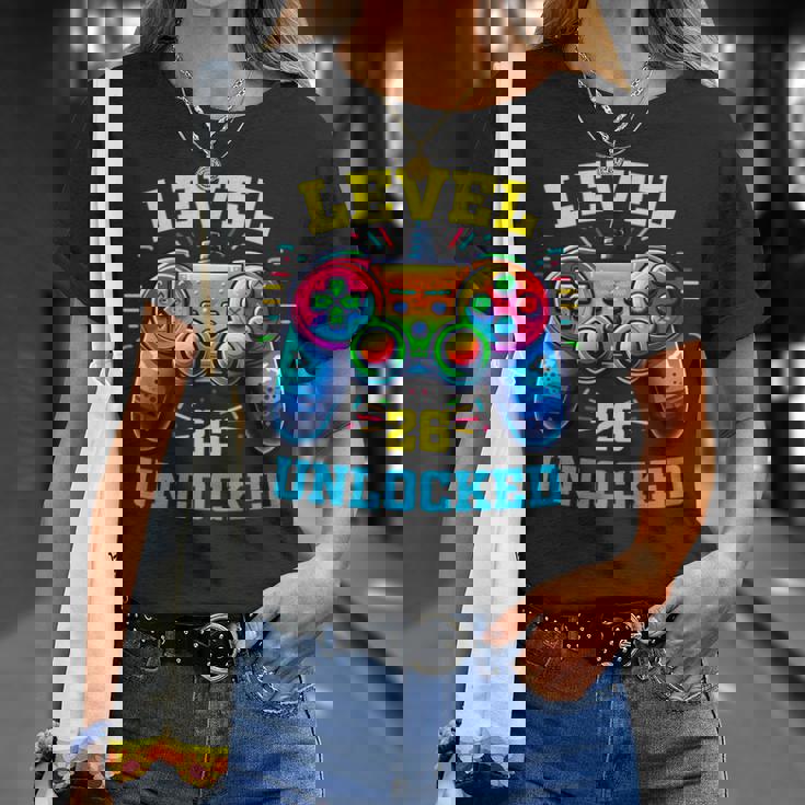 ヴィンテージ 26歳の誕生日 ゲーマー 26歳のギフト 26歳の誕生日 Tシャツ 彼女への贈り物