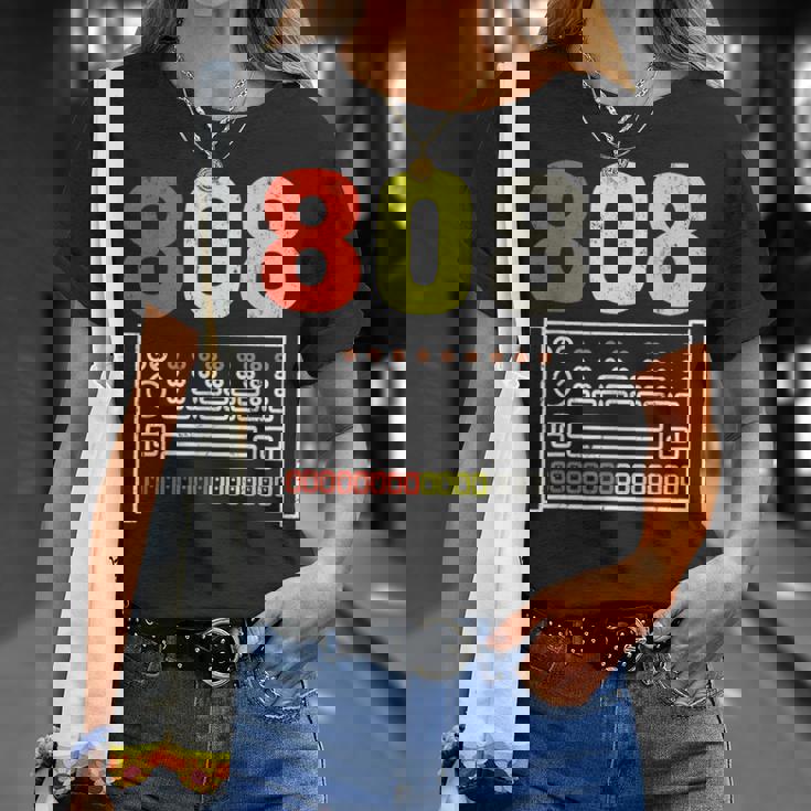 ヴィンテージ 808 ローランド ドラムマシン ギフト 男性 女性 ドラムに Tシャツ 彼女への贈り物