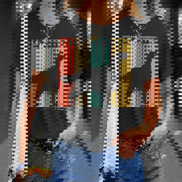 ヴィンテージ アイリッシュセッター 犬の飼い主と恋人 Tシャツ 彼女への贈り物