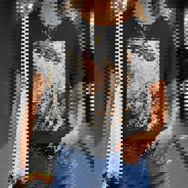 ヴィンテージ タコ Ufo Uap エイリアン タコ タコ Tシャツ 彼女への贈り物