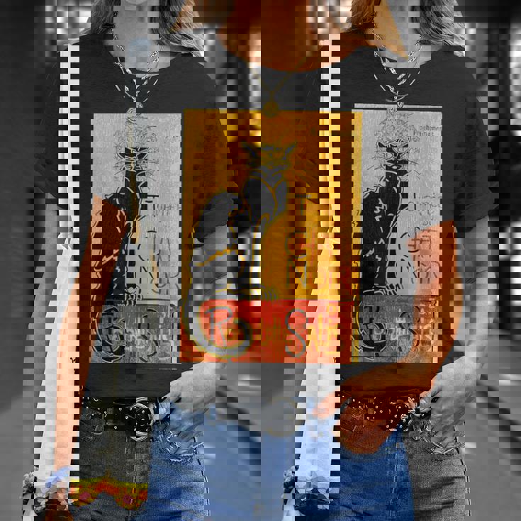 ヴィンテージ トゥール デュ シャ ノワール クロネコ ハロウィン用 Tシャツ 彼女への贈り物