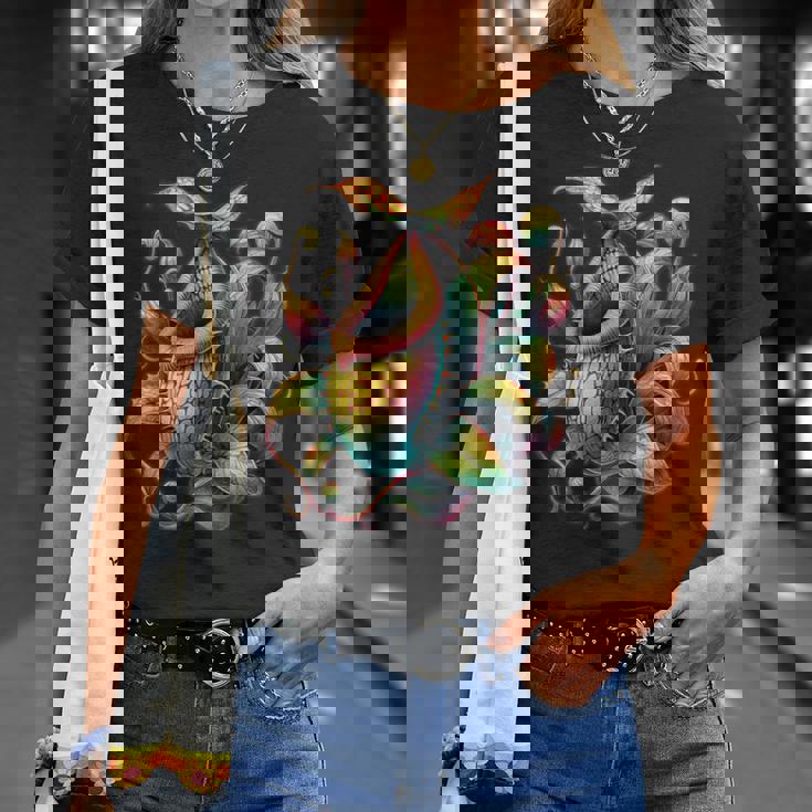 ヴィンテージ ネペンテス ピッチャー 植物ティー 食虫植物アート Tシャツ 彼女への贈り物