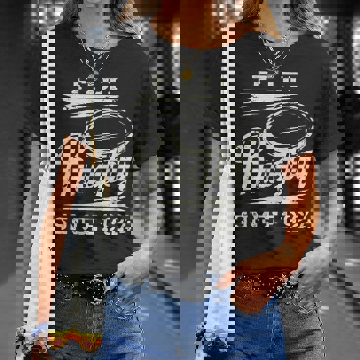 ヴィンテージ フィジー ラグビー 1924年以来 Tシャツ 彼女への贈り物