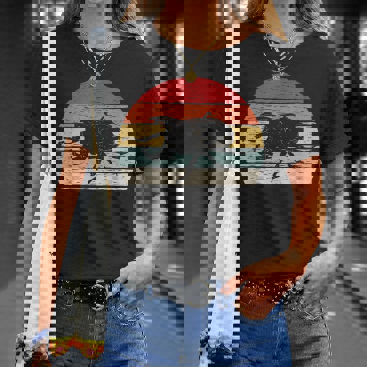 ヴィンテージ レトロ カブトムシ 昆虫 Tシャツ 彼女への贈り物