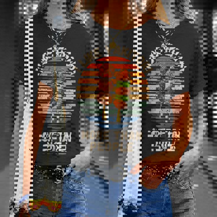 ヴィンテージ 人より焼き鳥が好き レトロ 焼き鳥 Tシャツ 彼女への贈り物