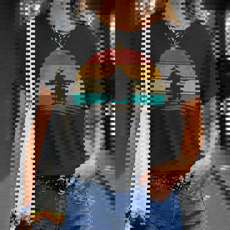 ヴィンテージ 相撲 レスラー レトロ 70年代 アンティーク調 相撲愛好家 Tシャツ 彼女への贈り物