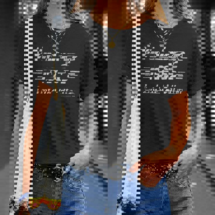 ヴィンテージ1965限定版 60歳の誕生日 Tシャツ 彼女への贈り物