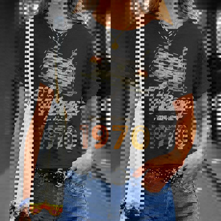 ヴィンテージ1970 カセット・ペンシル 55歳の誕生日 Tシャツ 彼女への贈り物