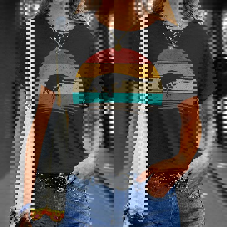 ヴィンテージコモドドラゴン レトロアンティーク調コモドドラゴン Tシャツ 彼女への贈り物