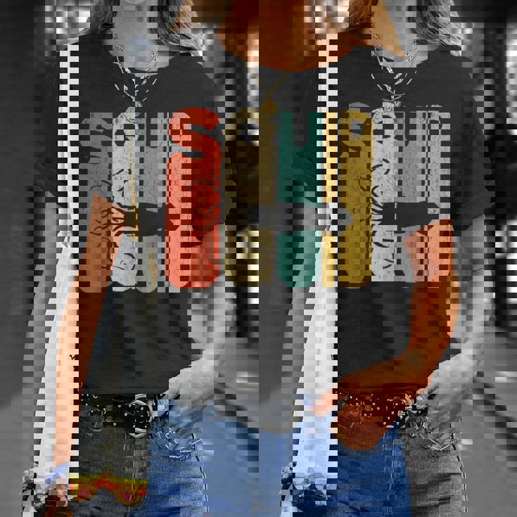 ヴィンテージスタイル イカシルエット 面白いイカシャツ Tシャツ 彼女への贈り物