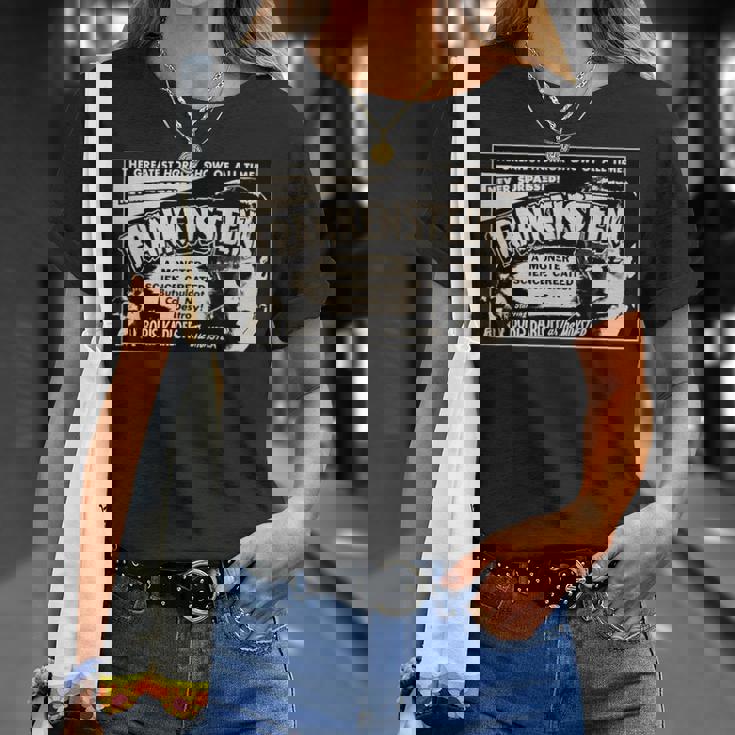 ヴィンテージホラー映画モンスター ハロウィン フランケンシュタインモンスター Tシャツ 彼女への贈り物