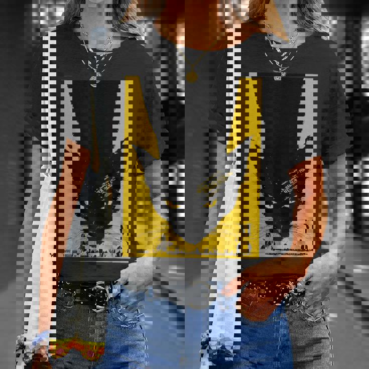 ヴィンテージポスター 黒猫レトロtシャツ Tシャツ 彼女への贈り物