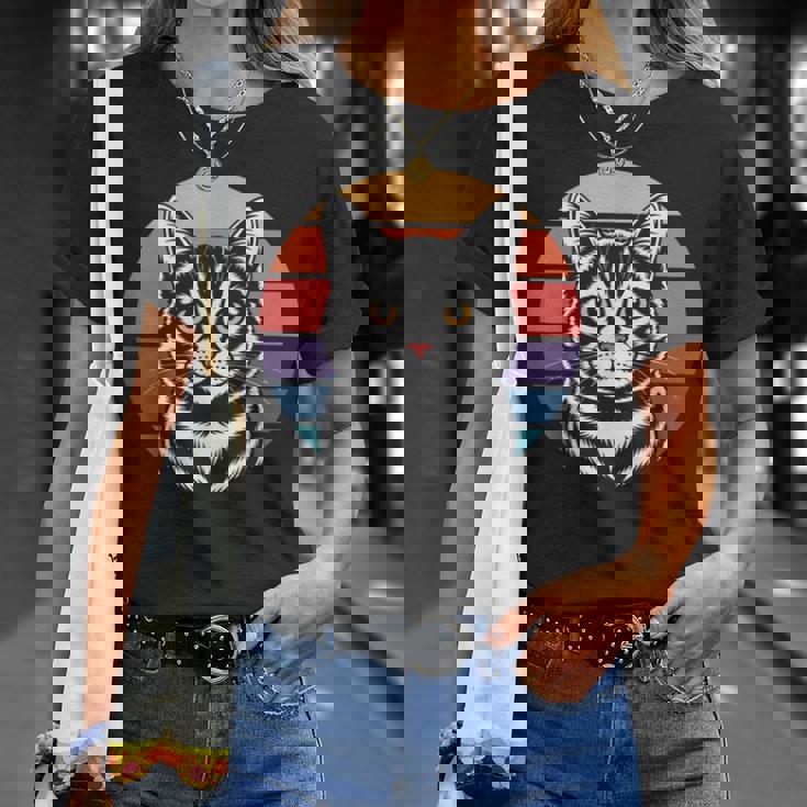 ヴィンテージ猫 Tシャツ 彼女への贈り物