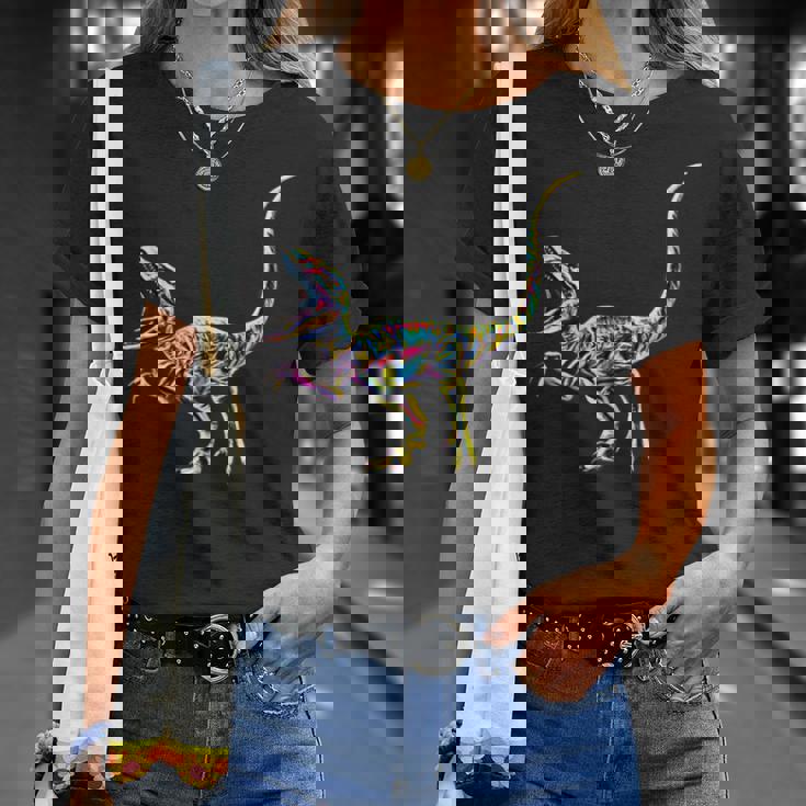 ヴェロキラプトル 肉食恐竜 恐竜 ディノサワ Tシャツ 彼女への贈り物