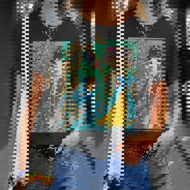 七夕少女のt-シャツ Tシャツ 彼女への贈り物